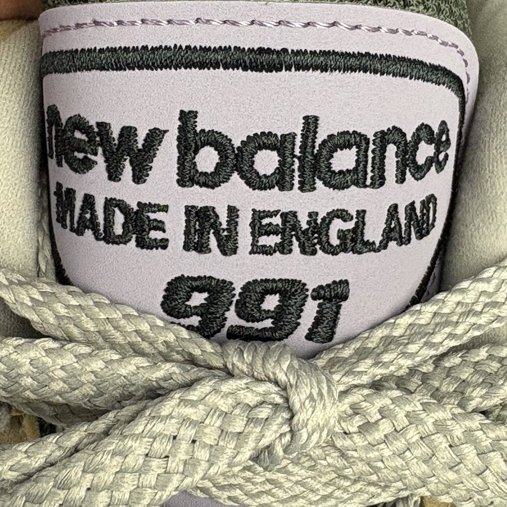 New Balance U991DL2 Gray Green Purple White Sneakers Men's US10 Make In England - Picture 8 of 16